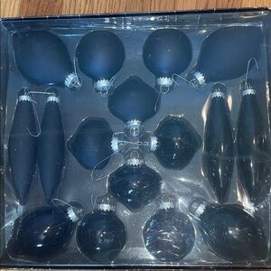 Hobby Lobby Black Holiday Ornaments Set